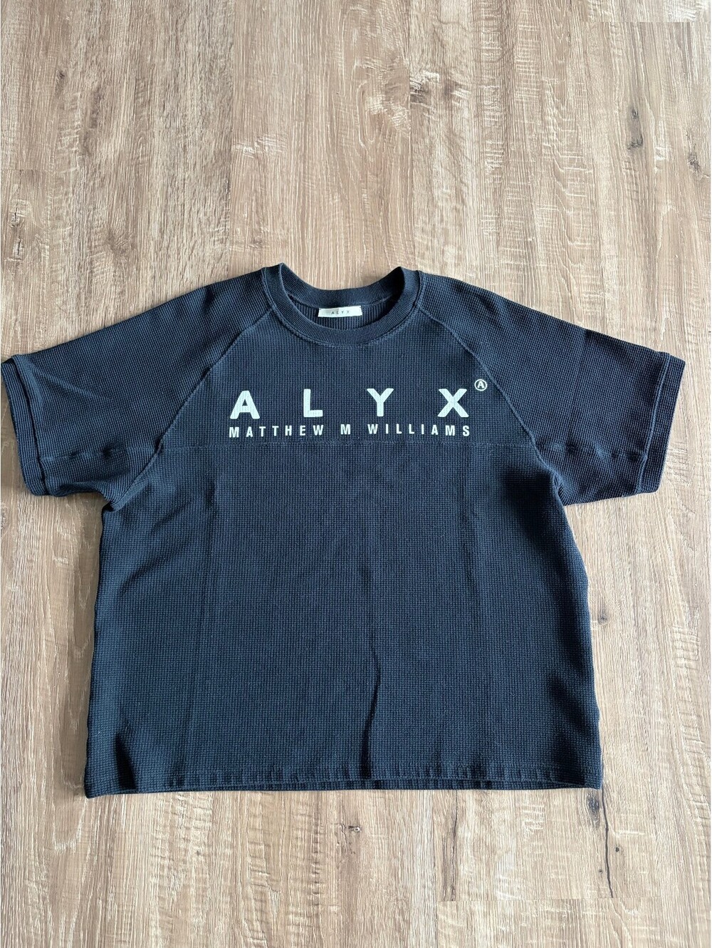 Alyx Matthew Williams SS18 Baseball Waffle T-Shirt